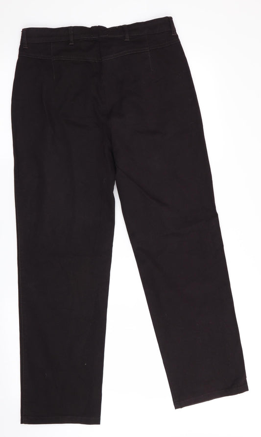 Womens UK Size 10 ZERRES Regular Fit Brown Trousers