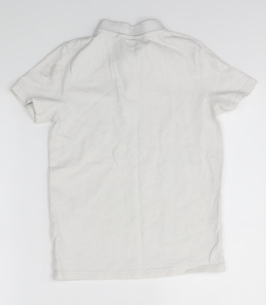 NEXT Girls White Basic Polo Size 10 Years