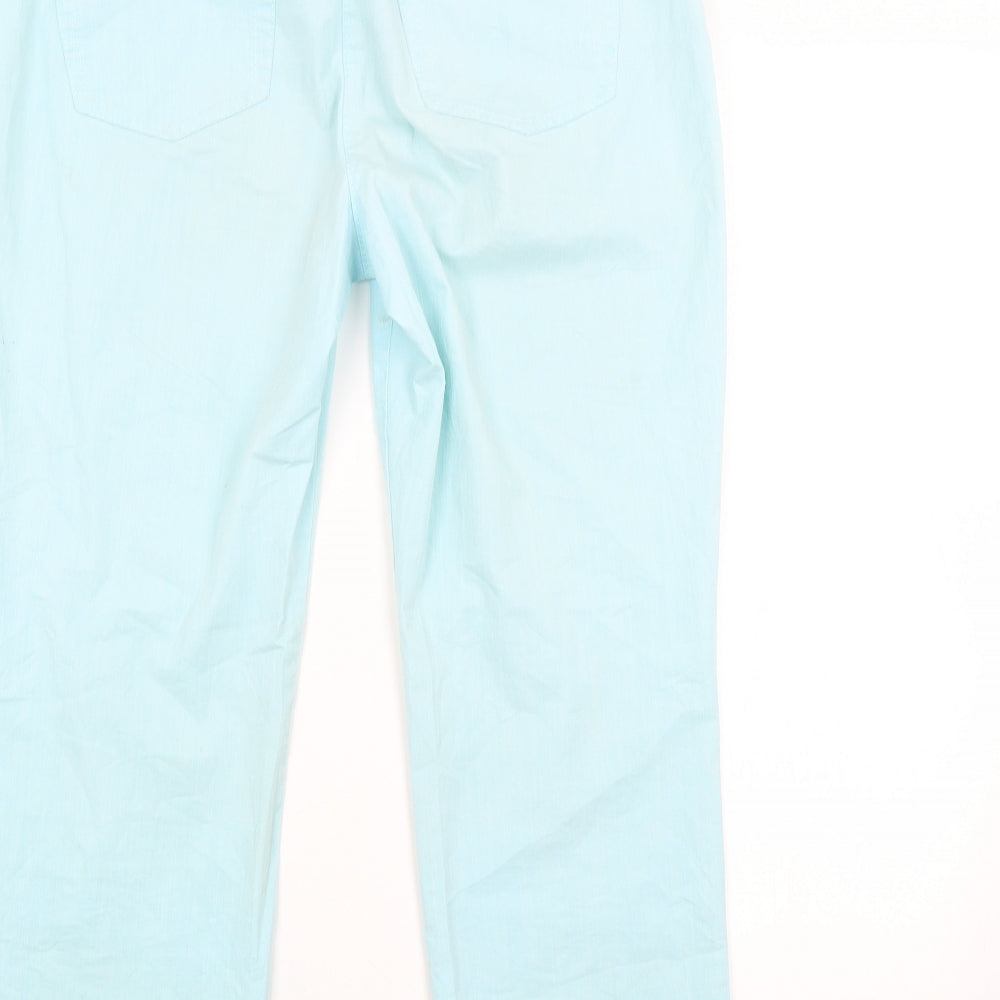 Gerry Weber Womens Blue Trousers Size 14 L25 in