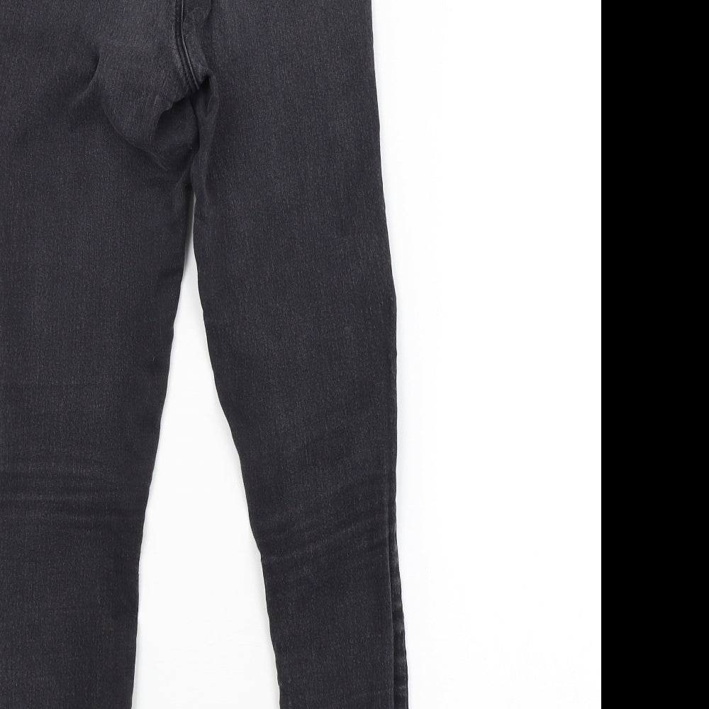 Topshop Womens Grey Skinny Jeans Size 26 in L30 in