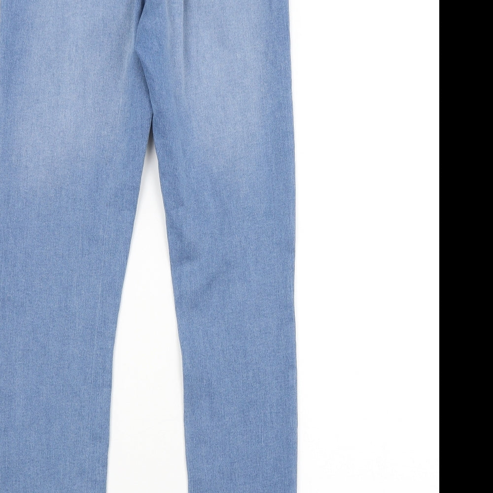 DENIM CO. Womens Blue Skinny Jeans Size 10 L28 in