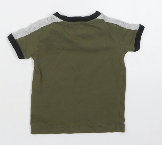 NEXT Boys Green Basic T-Shirt Size 3-6 Months