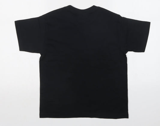 JERZEES Girls Blue Basic T-Shirt Size 9-10 Years