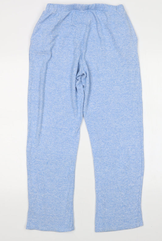 JEFF&CO Womens Blue Sweatpants Trousers Size 12 L28 in