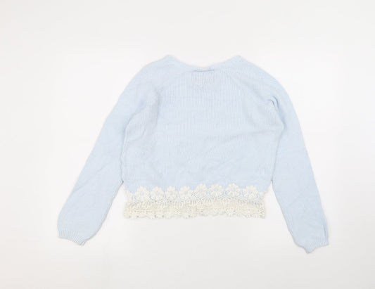 Young Dimension Girls Blue Pullover Jumper Size 12-13 Years