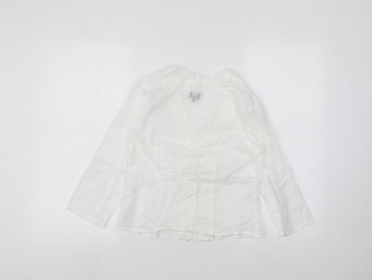 Womens UK Size 8 ken White Cardigan Jumper