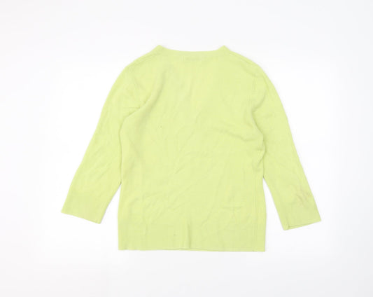 Womens UK Size M M&Co Green Basic T-Shirt