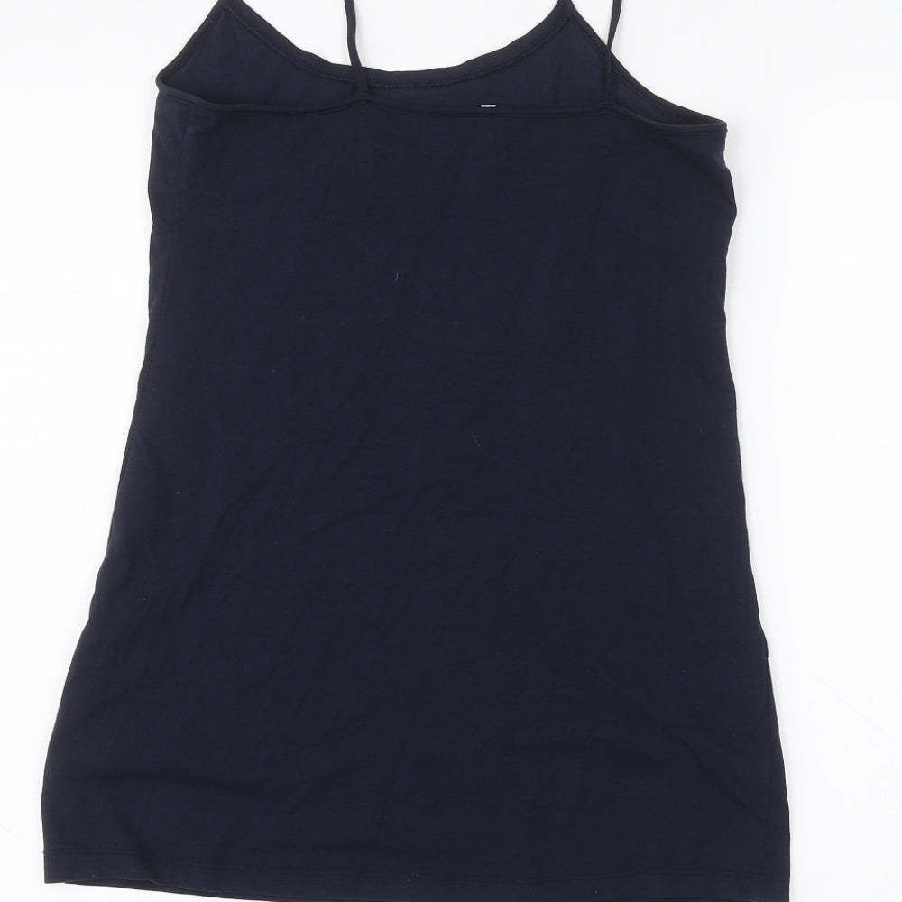 Peacocks Womens Blue Basic T-Shirt Size 12