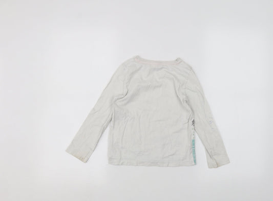 Nutmeg Boys White Basic T-Shirt Size 4 Years