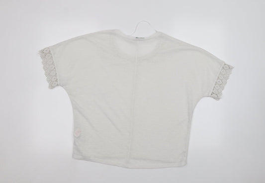 Atmosphere Womens White Basic T-Shirt Size 14