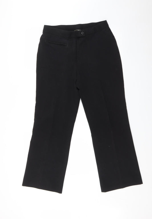 Womens UK Size 12 Epilogue Regular Fit Sweatpants Black Trousers