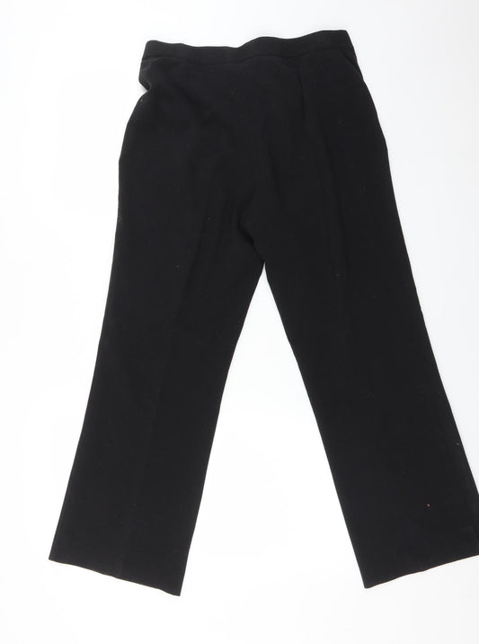 Womens UK Size 12 Epilogue Regular Fit Sweatpants Black Trousers