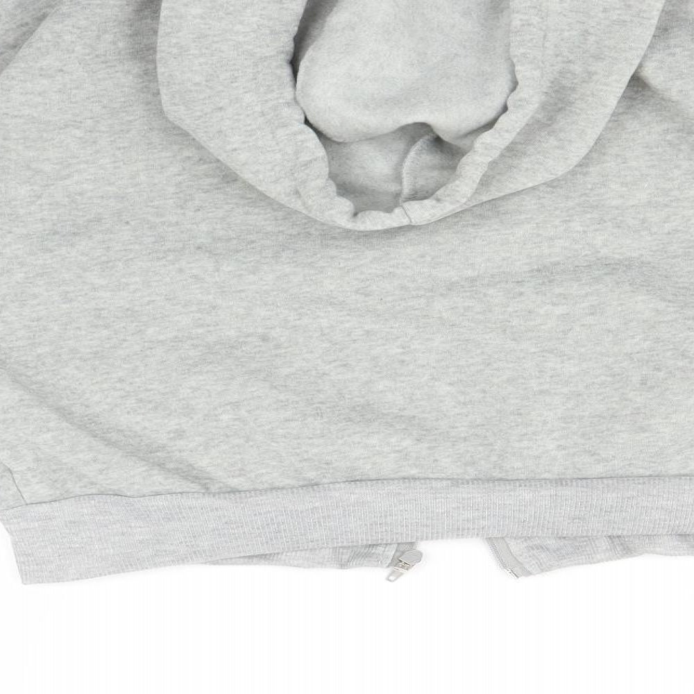 SheIn Womens Grey Full Zip Hoodie Size S