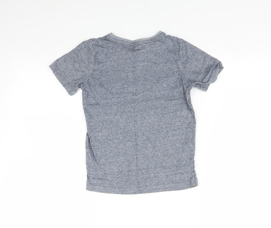 TU Boys Blue Basic T-Shirt Size 7 Years