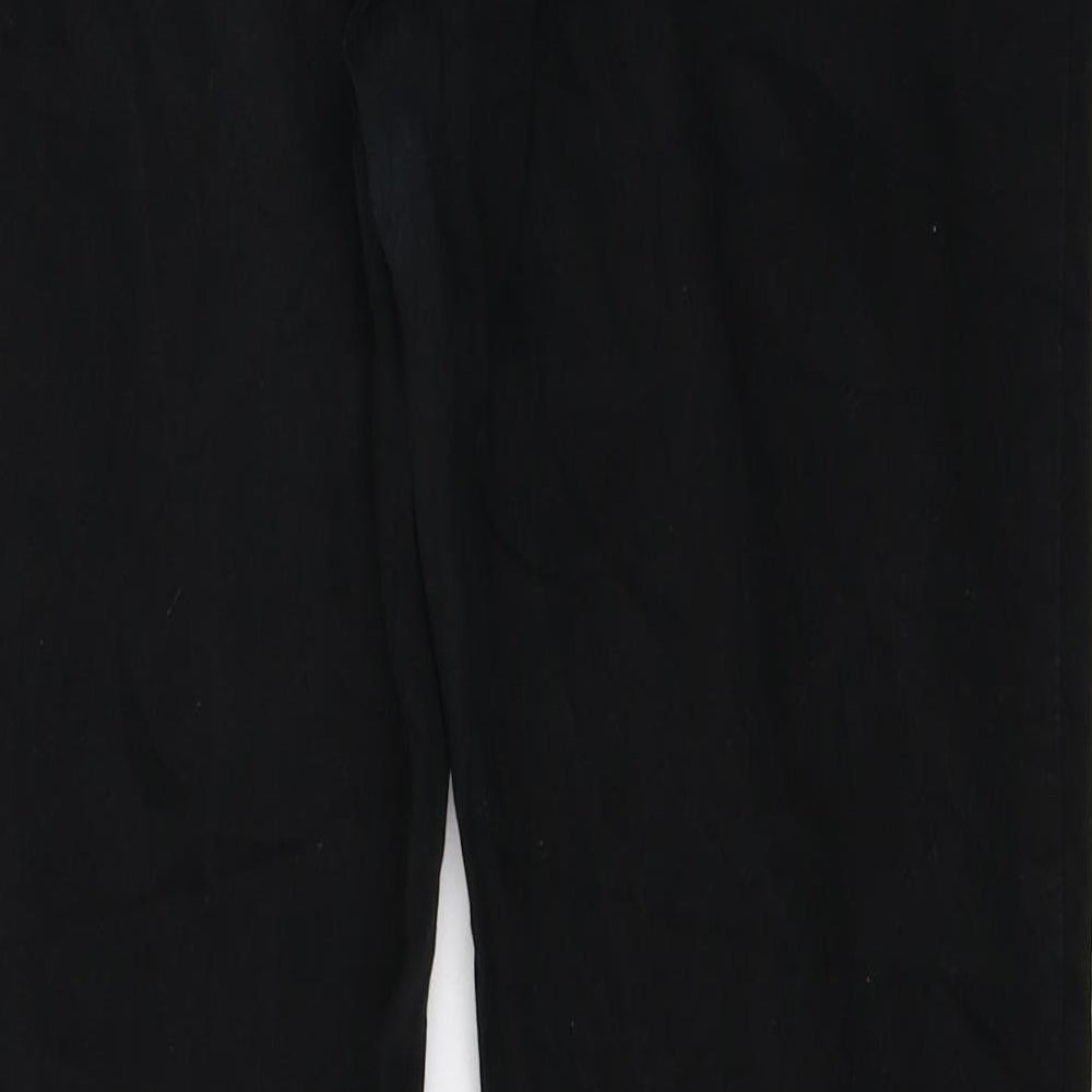 Womens UK Size 32 Only Regular Fit Black Trousers