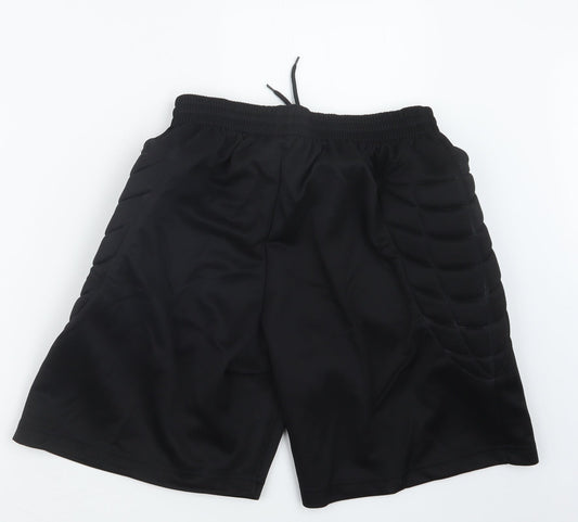 Soccer Kits Mens Black Athletic Shorts Size 26 in