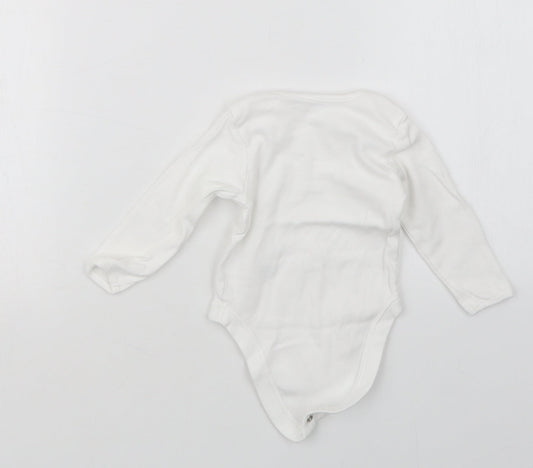 George Baby White Babygrow One-Piece Size 3-6 Months