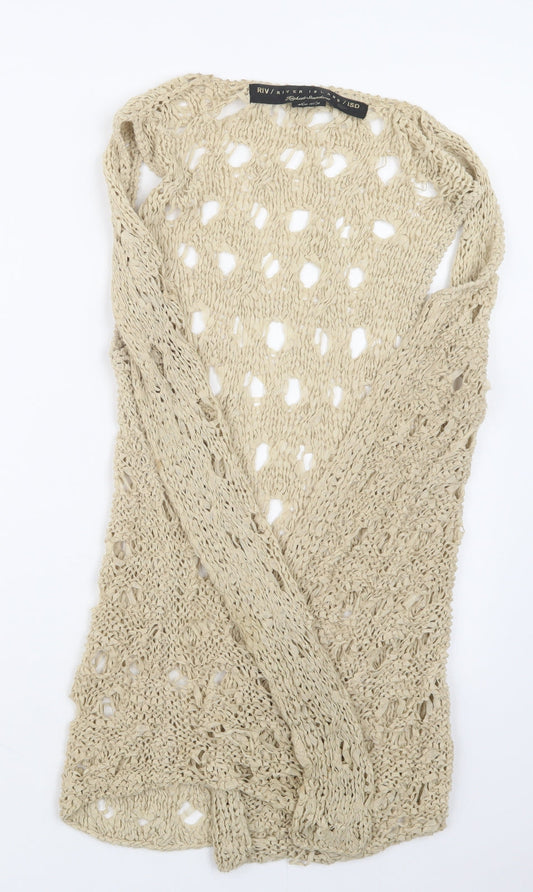 Womens UK Size 10 River Island Beige Jacket