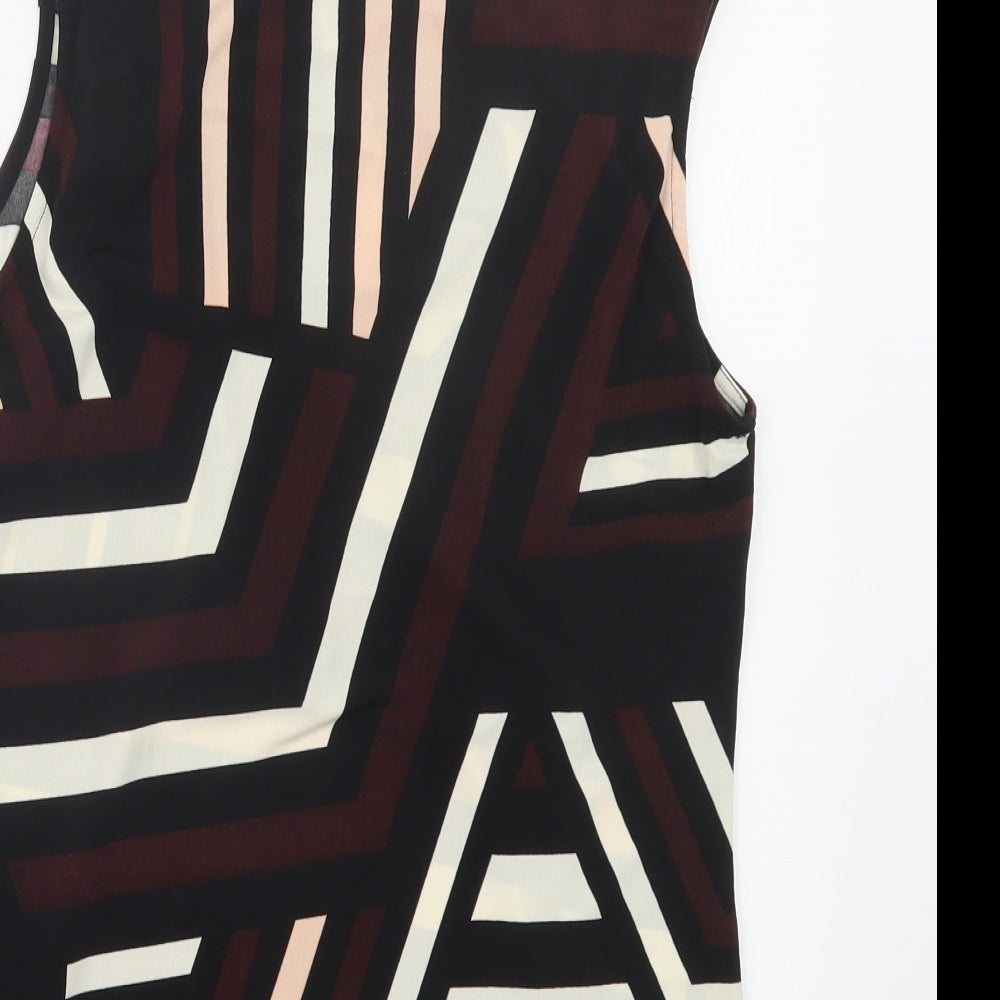 Womens UK Size S Wallis Black Basic Blouse