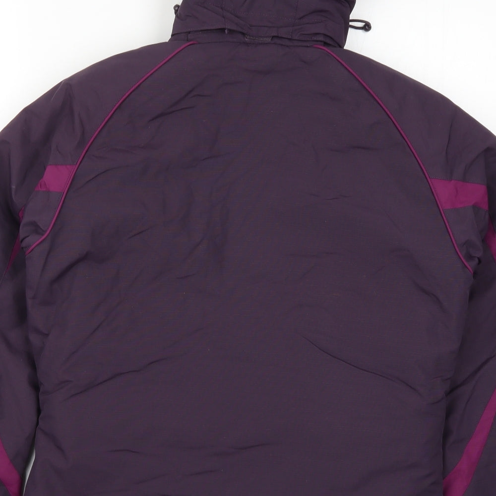 Womens UK Size 8 Parallel Purple Windbreaker Coat