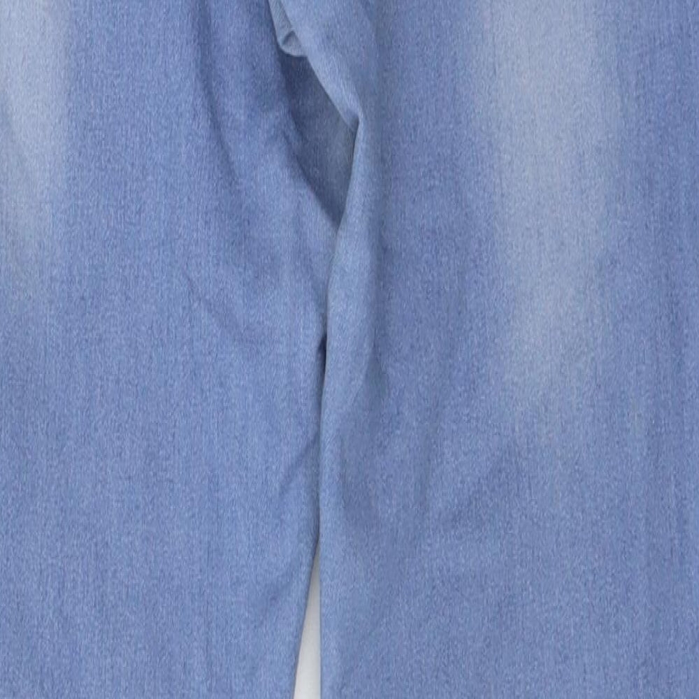 Denim & Co. Womens Blue Denim Skinny Jeans Size 12 L30 in