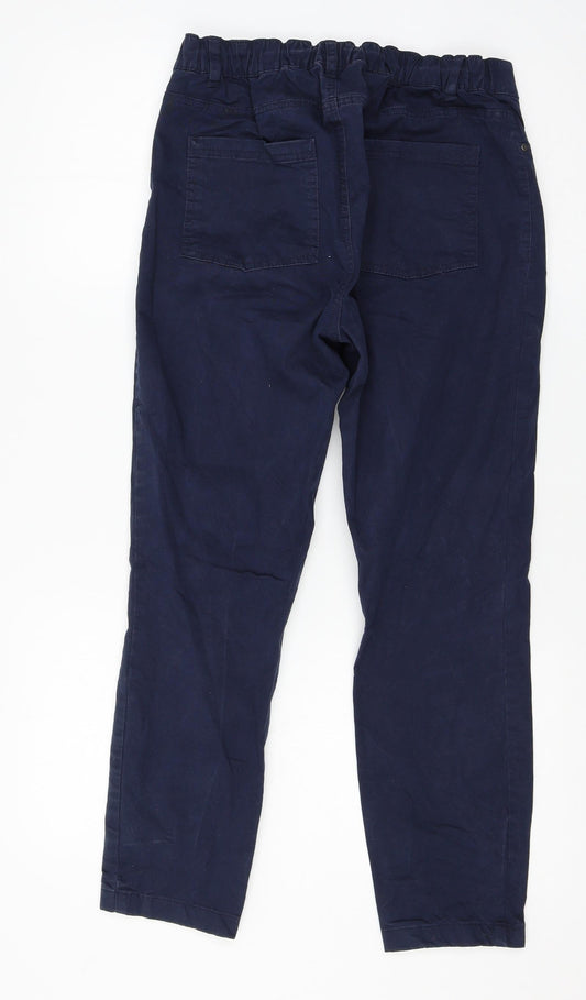 tohibo Womens Blue Trousers Size 10 L25 in
