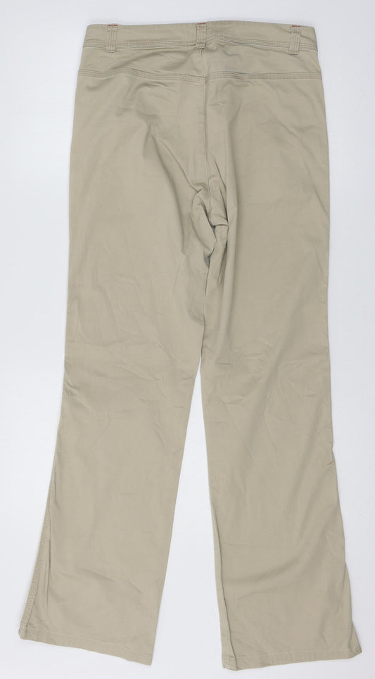 Cecila Classics Womens Beige Trousers Size 12 L20 in