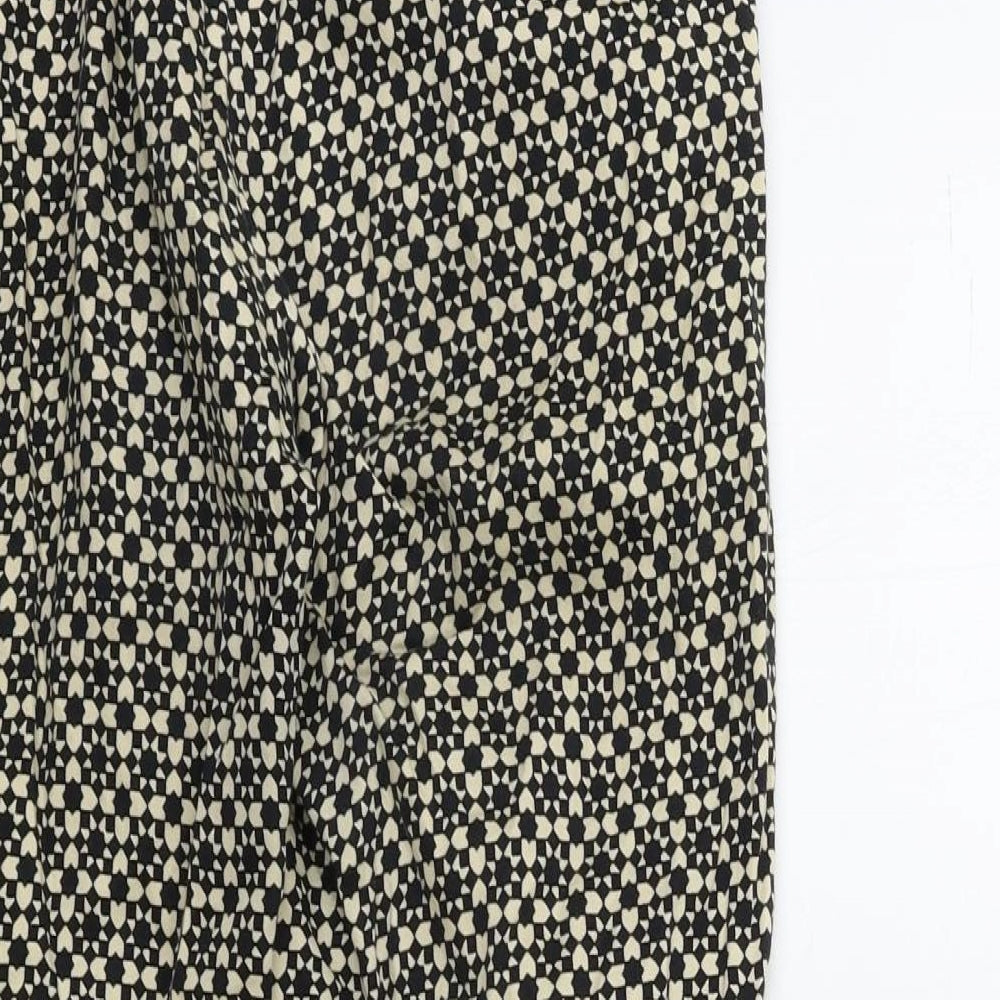 Womens UK Size 12 H&M Regular Fit Beige Trousers