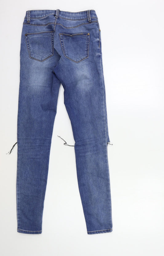 New Look Womens Blue Denim Skinny Jeans Size 10 L30 in