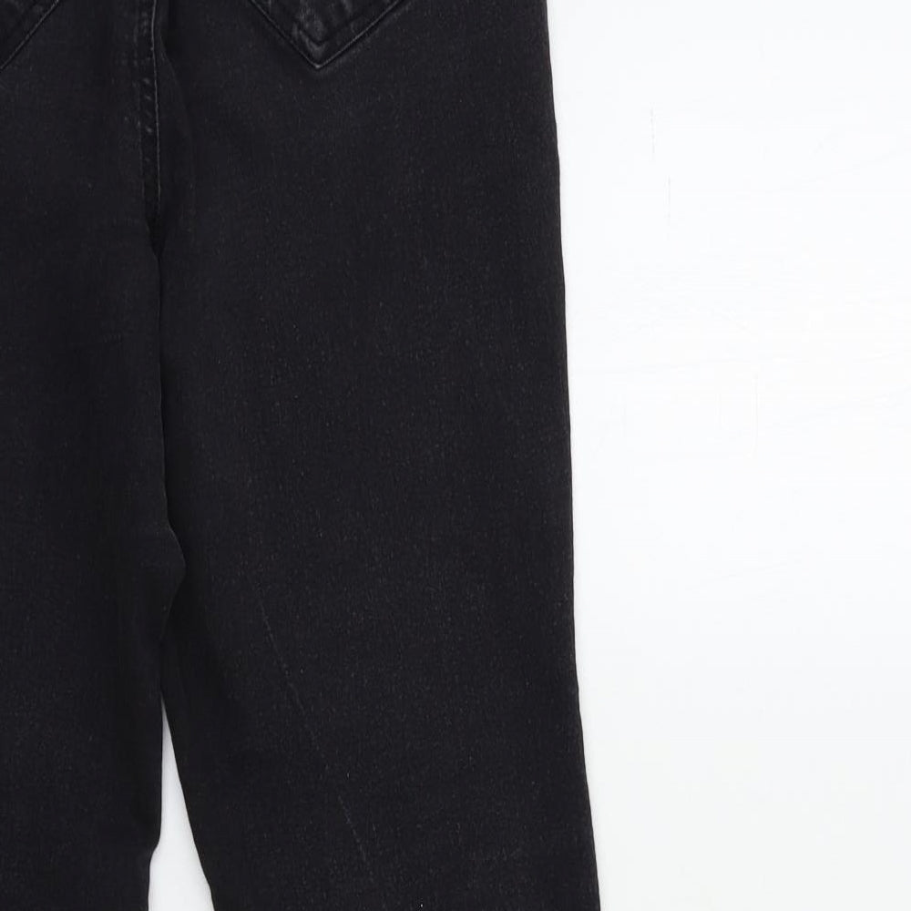 Evans Womens Black Denim Skinny Jeans Size 14 L27 in