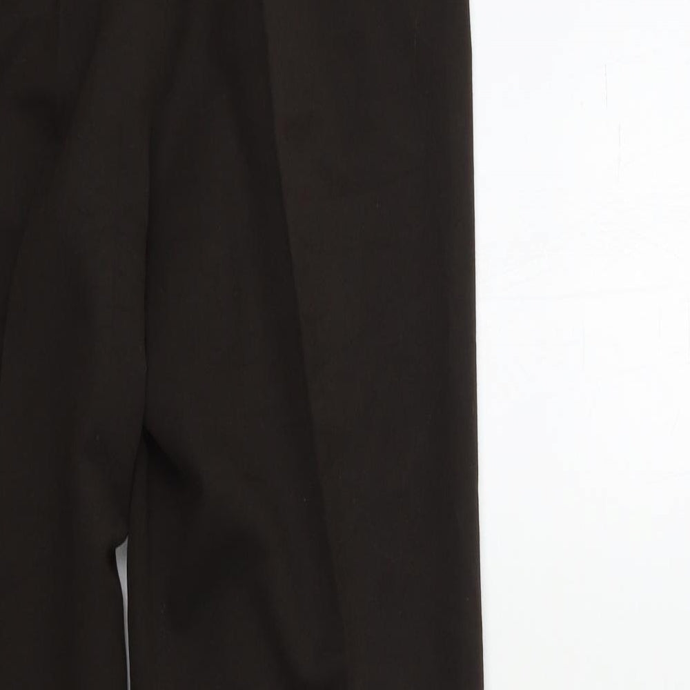 Womens UK Size 32 in Preworn Regular Fit Brown Trousers