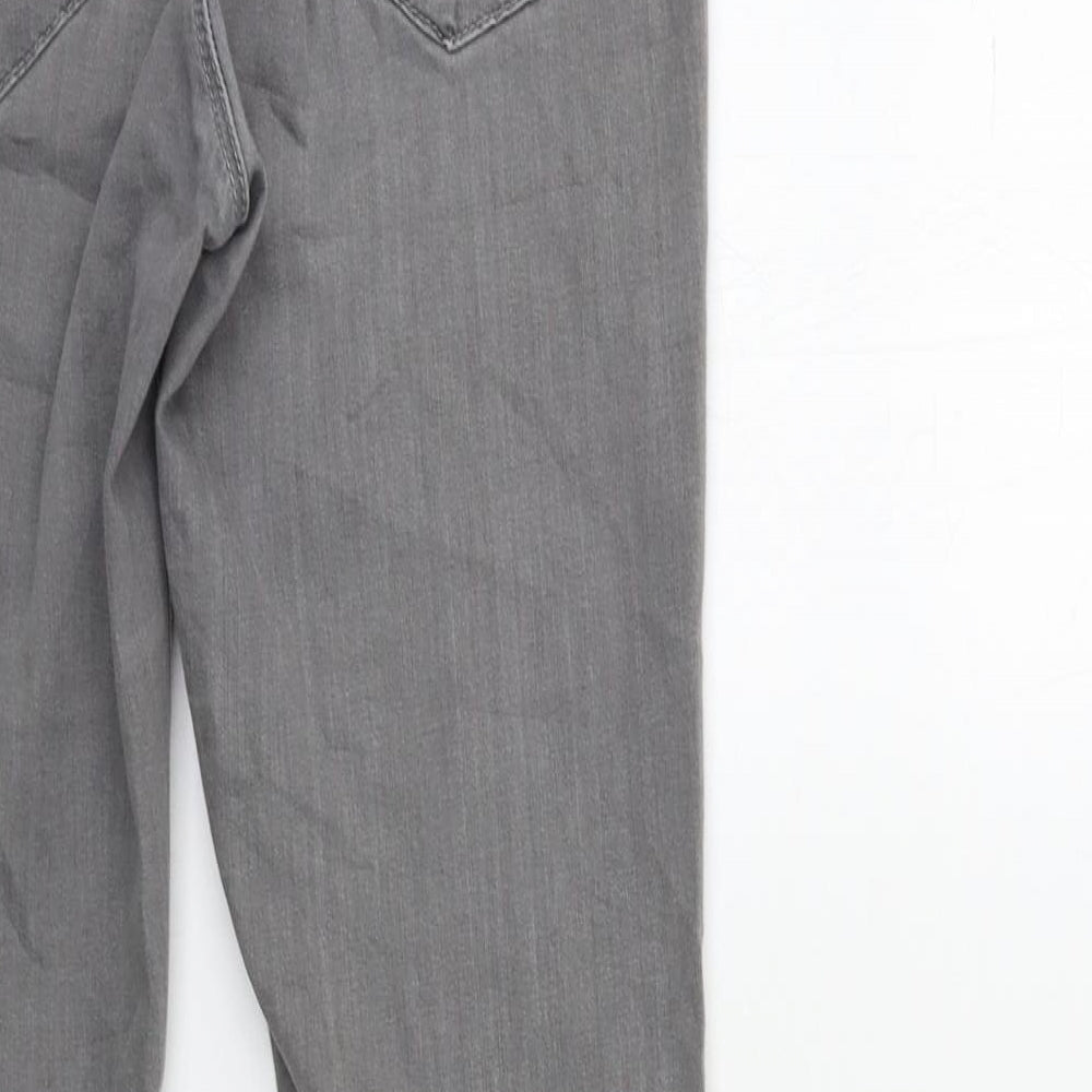 Topshop Womens Grey Denim Skinny Jeans Size 28 in L32 in