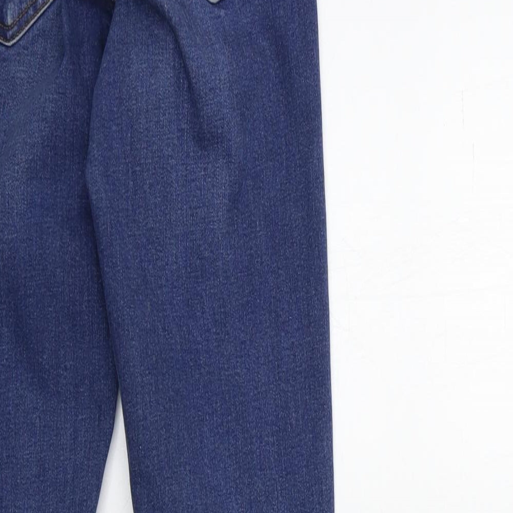 Topshop Womens Blue Denim Skinny Jeans Size 25 in L34 in