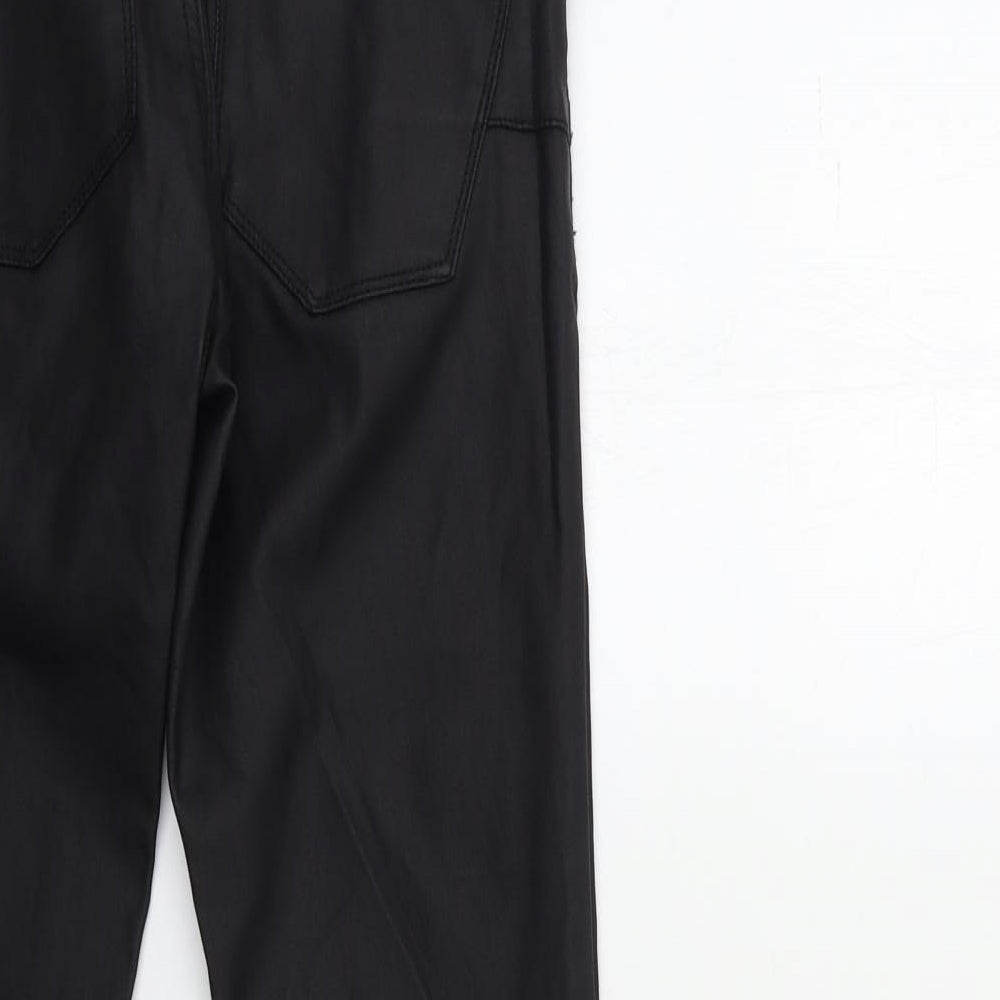 Womens UK Size 26 in Preworn Regular Fit Black Trousers