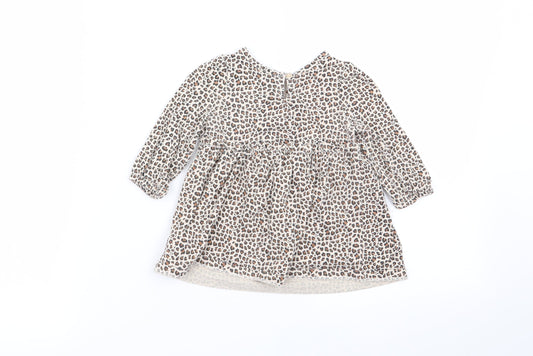 Gap Girls Multicoloured Animal Print Fit & Flare Size 6-9 Months