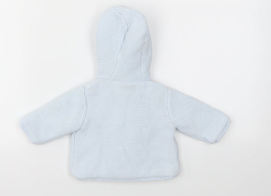 M Boys Blue Cardigan Jumper One Size