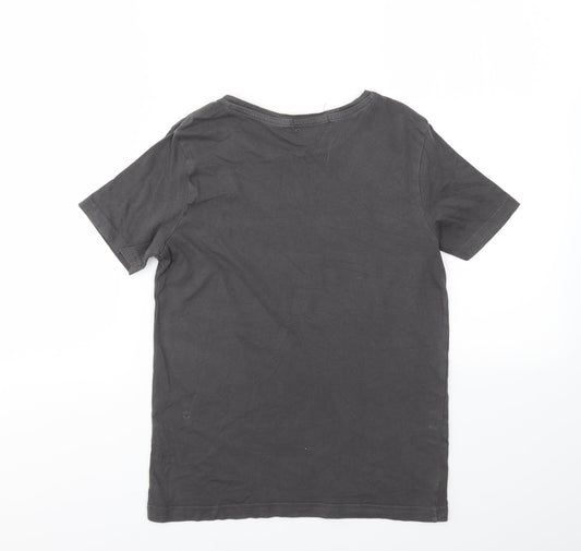 River Island Boys Grey Basic T-Shirt Size 9-10 Years