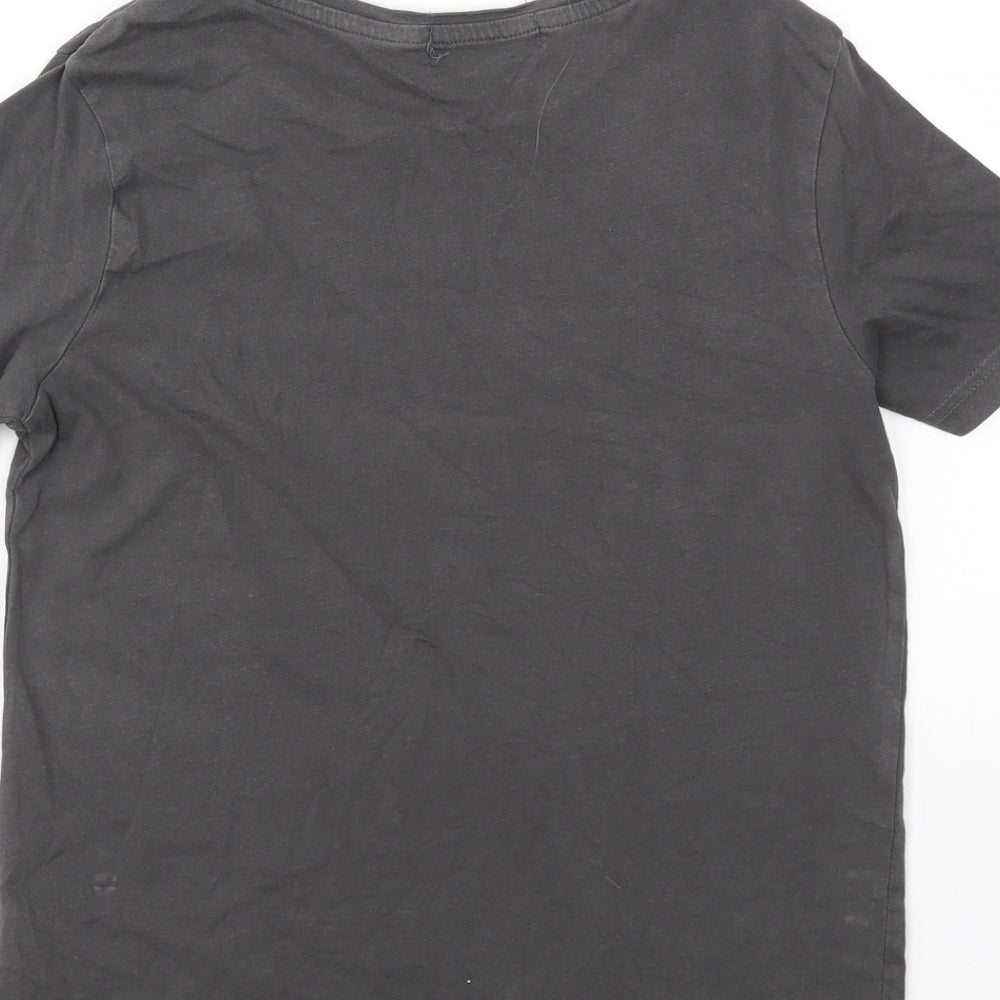 River Island Boys Grey Basic T-Shirt Size 9-10 Years