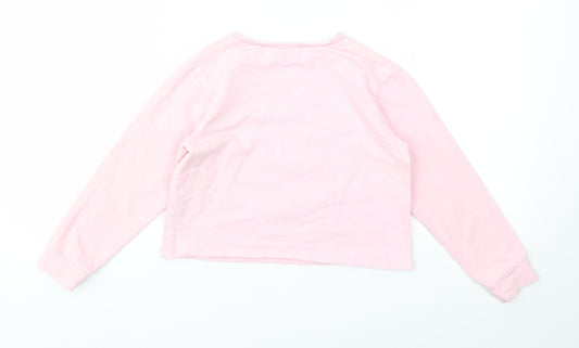 Matalan Girls Pink Pullover Jumper Size 7 Years