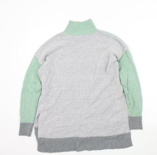 Womens UK Size XS Oasis Green Pullover Jumper