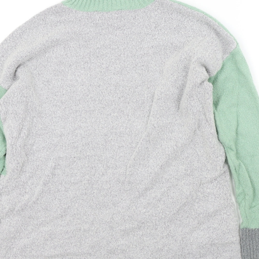 Womens UK Size XS Oasis Green Pullover Jumper