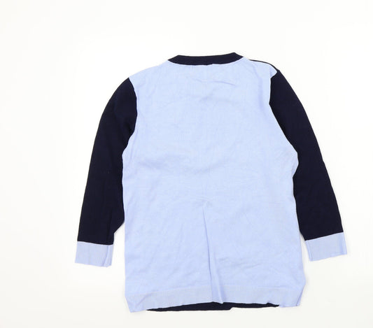 Womens UK Size M DUNNES Blue Pullover Jumper