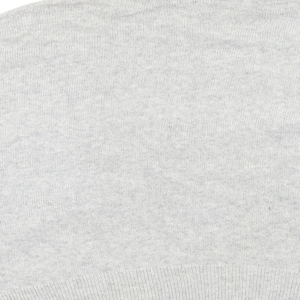 Womens UK Size M QED London Grey Pullover Jumper