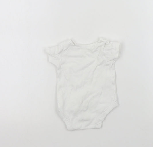 TU Baby White Babygrow One-Piece Size 0-3 Months