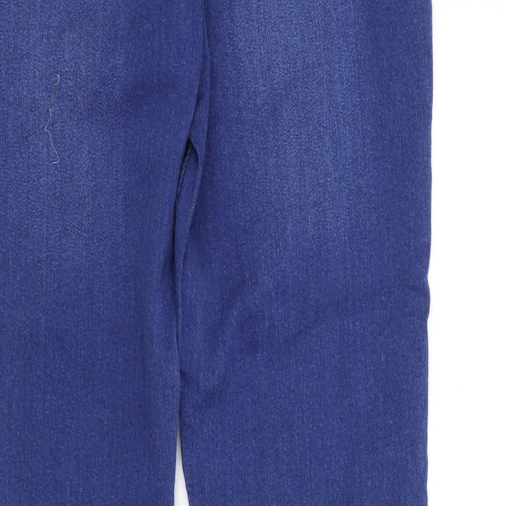 Womens UK Size 12 Papaya Extra-Slim Fit Skinny Blue Jeans