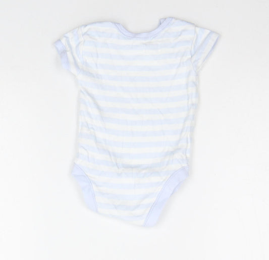 Matalan Baby Blue Striped Babygrow One-Piece Size 3-6 Months
