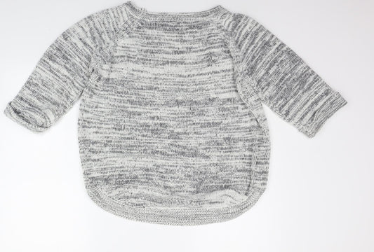 Womens UK Size M Wallis Grey Pullover Jumper