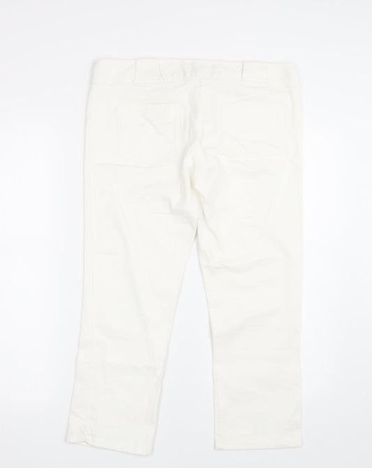 Select Womens White   Skinny Jeans Size 14 L22 in