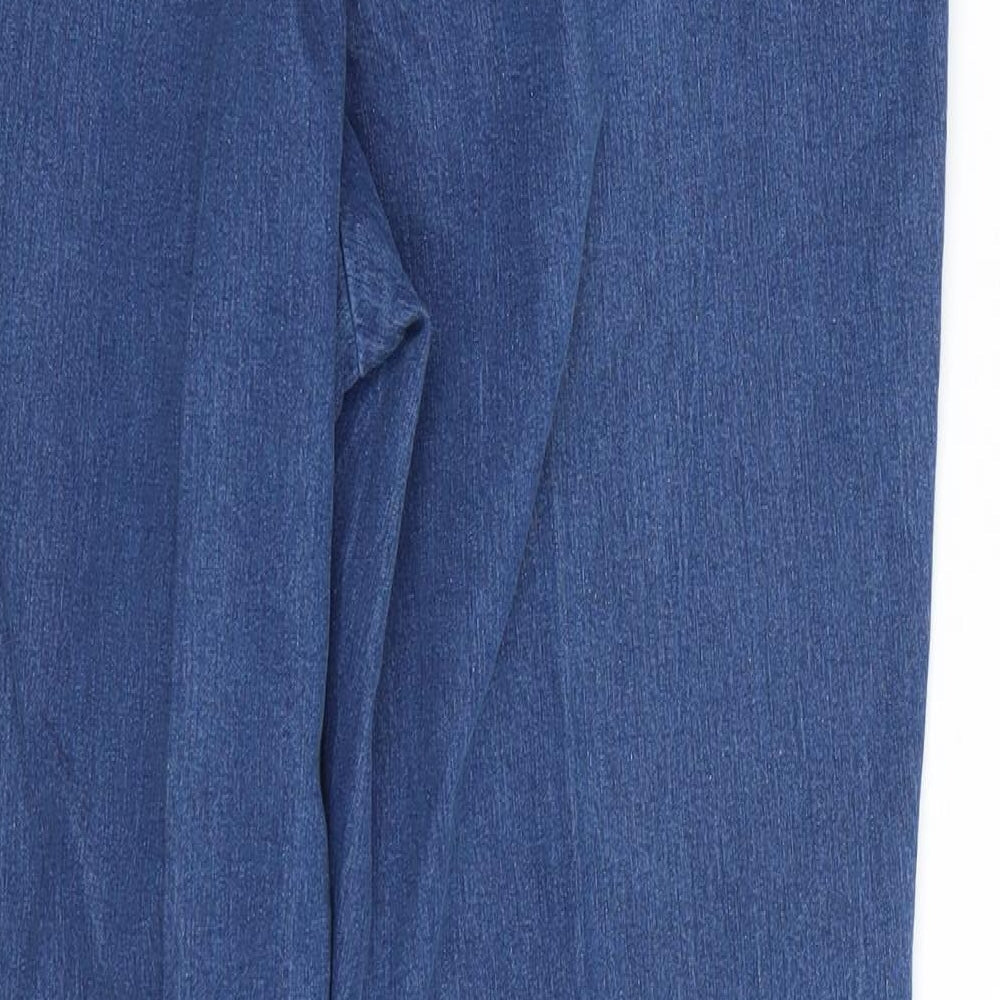Anthology Womens Blue Denim Jegging Jeans Size 14 L24 in