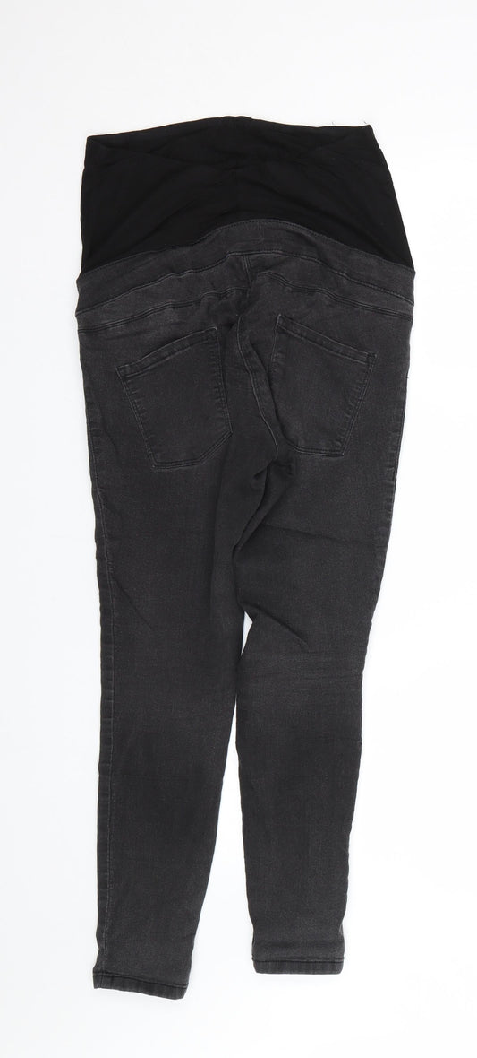 NEXT Womens Black Denim Skinny Jeans Size 8 L24 in